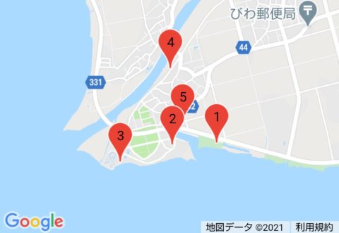 「BIWA-TEKU(ビワテク)」長浜市　「びわ」南浜地域めぐりコース